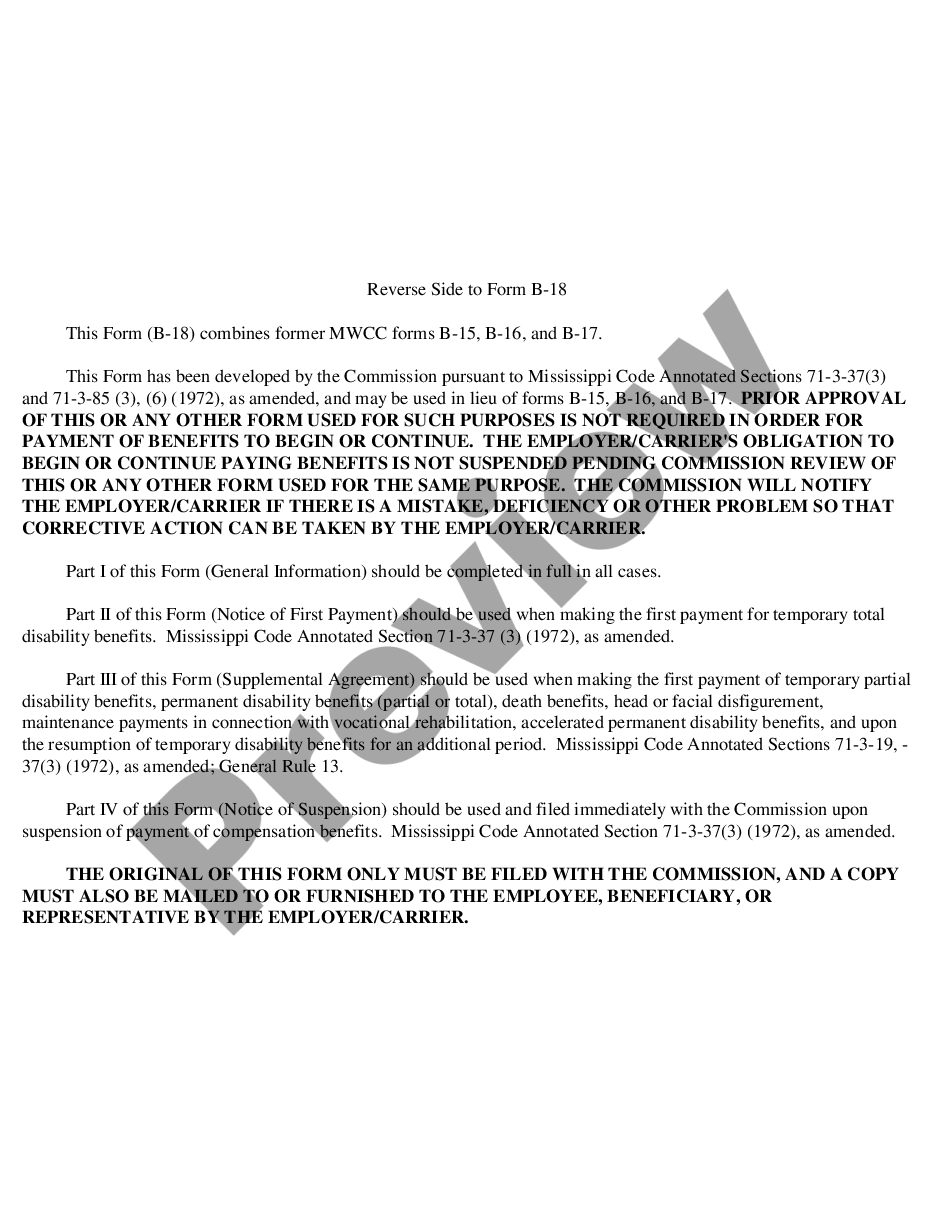 page 1 Notice of First Payment, Supplemental Agreement, or Suspension of Payment preview