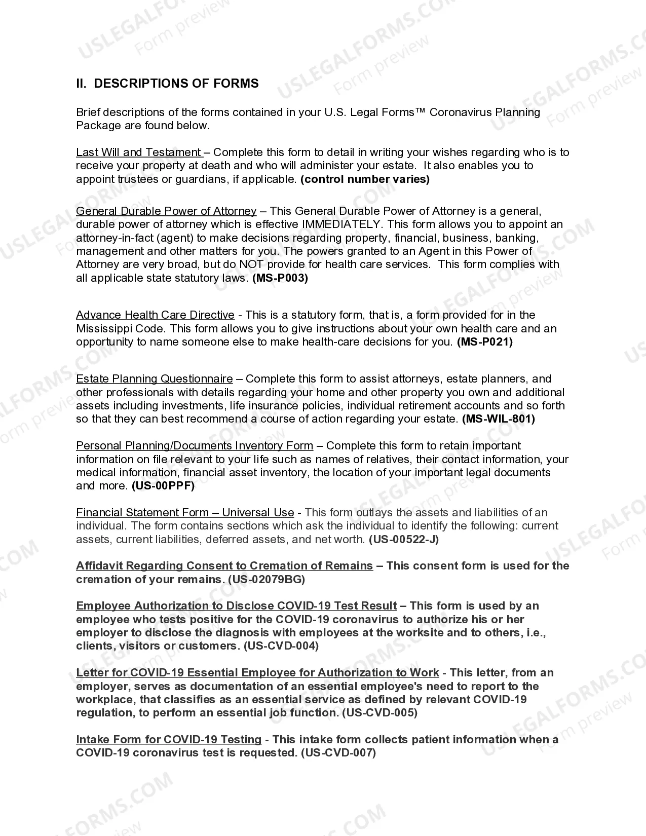 Preview Mississippi Coronavirus COVID-19 Family Planning Package