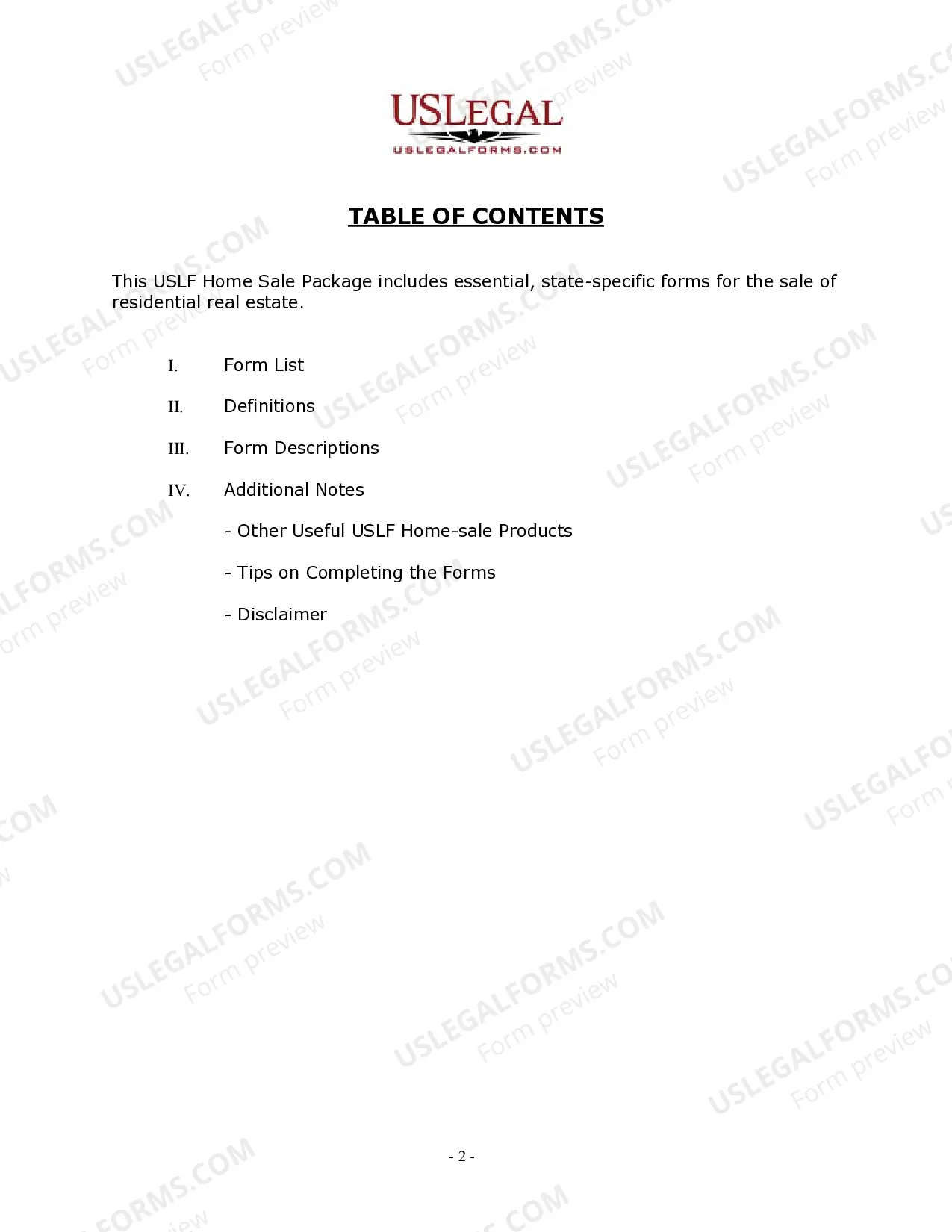 Preview Mississippi Real Estate Home Sales Package with Offer to Purchase, Contract of Sale, Disclosure Statements and more for Residential House