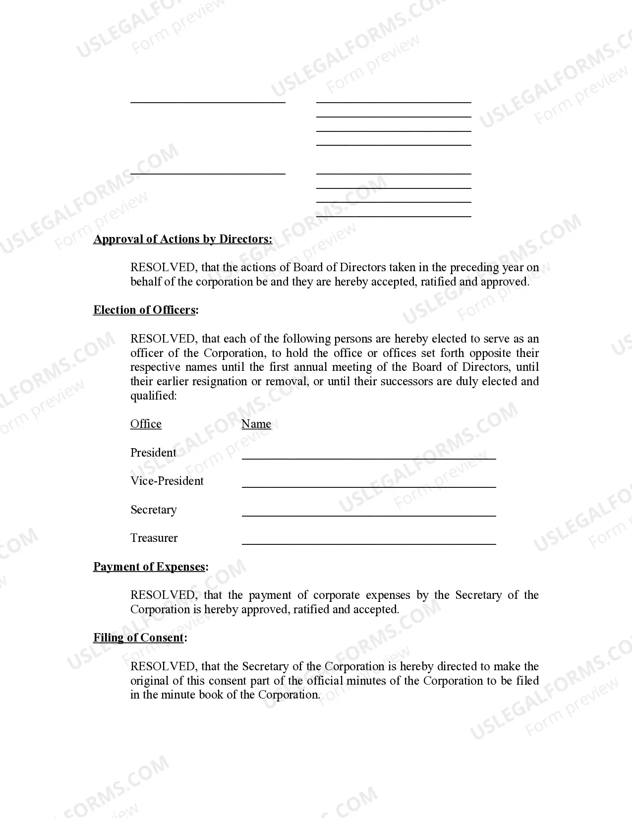 Preview Annual Minutes