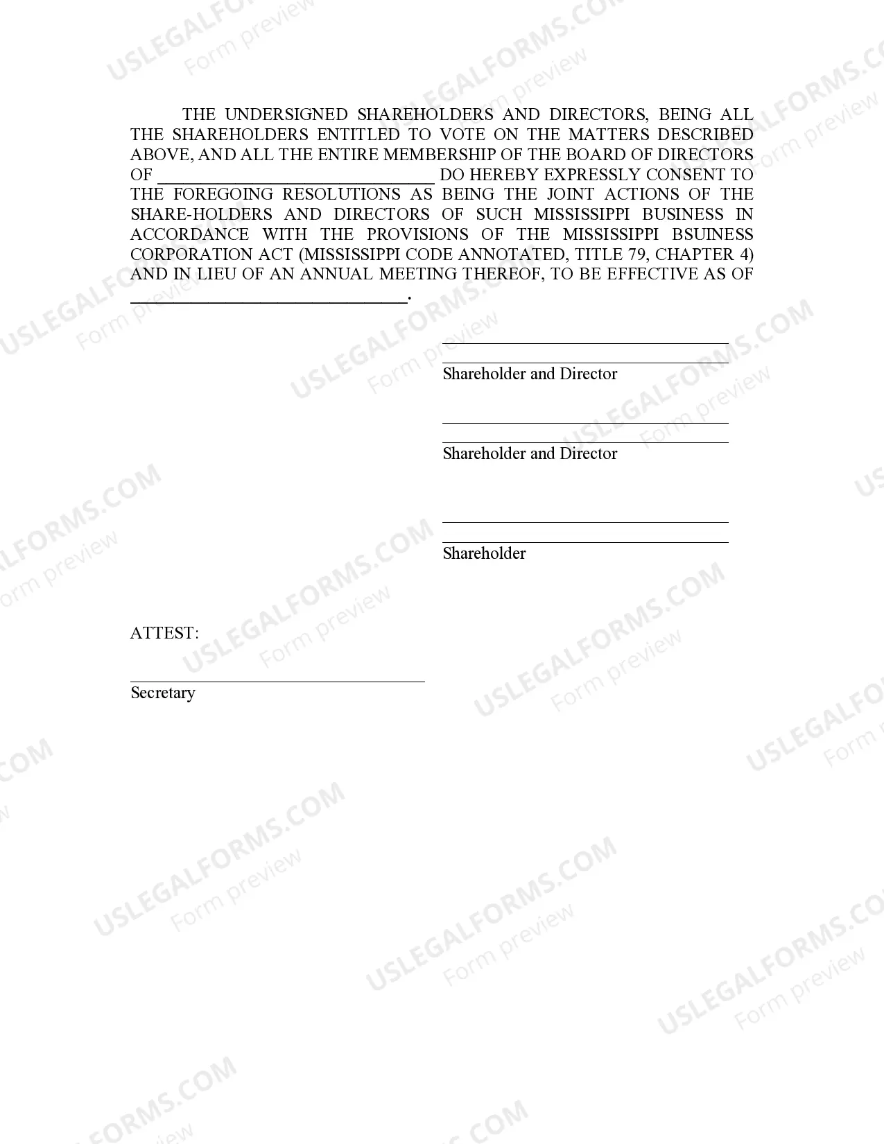 Preview Annual Minutes