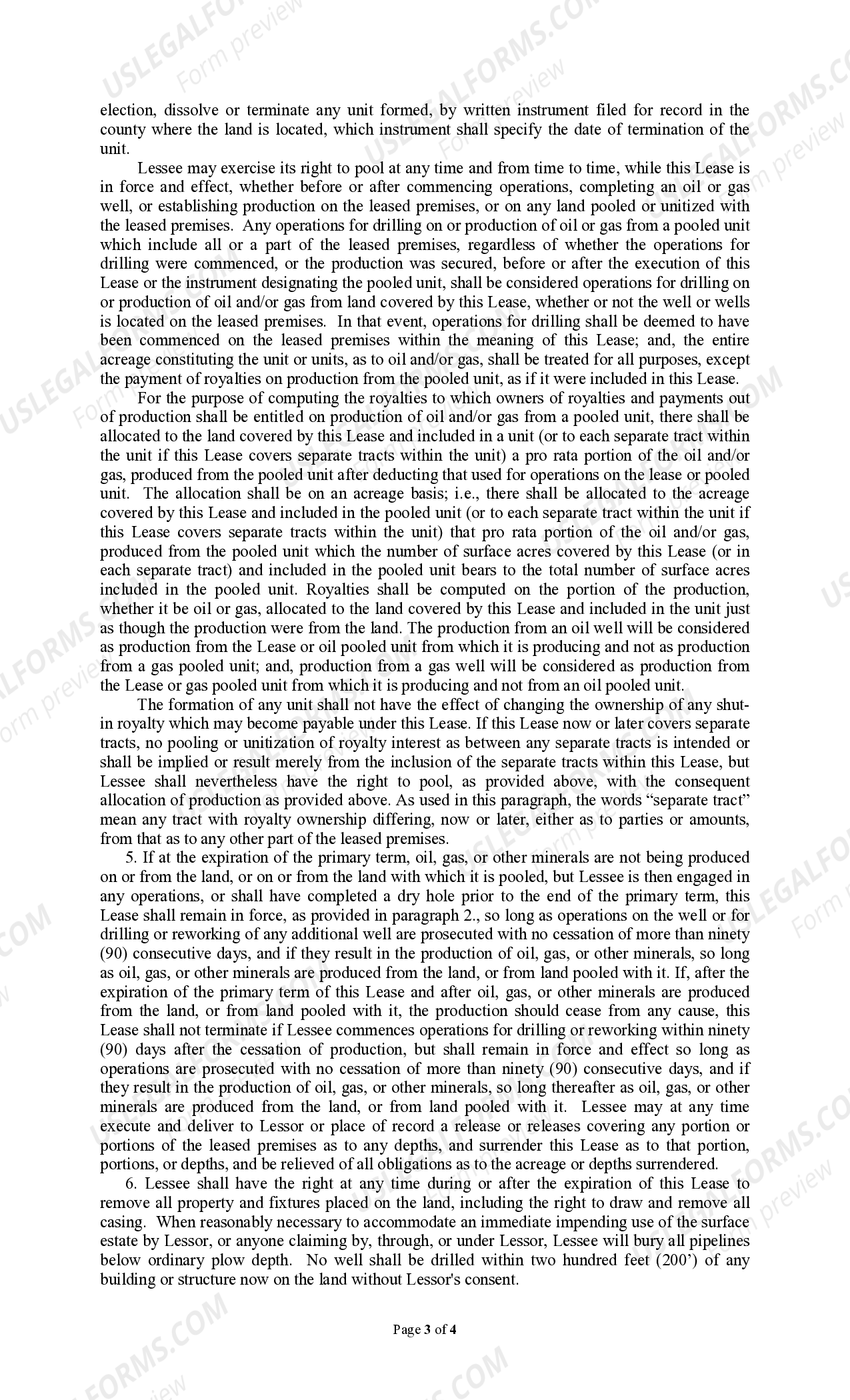 Sample Form 88 Oil And Gas Lease Form 88 With Example | US Legal Forms