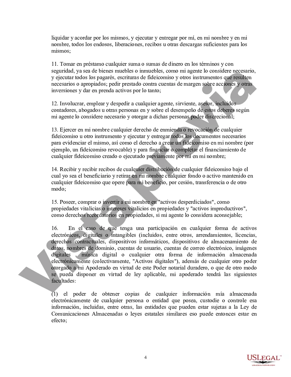 Preview Poder general duradero