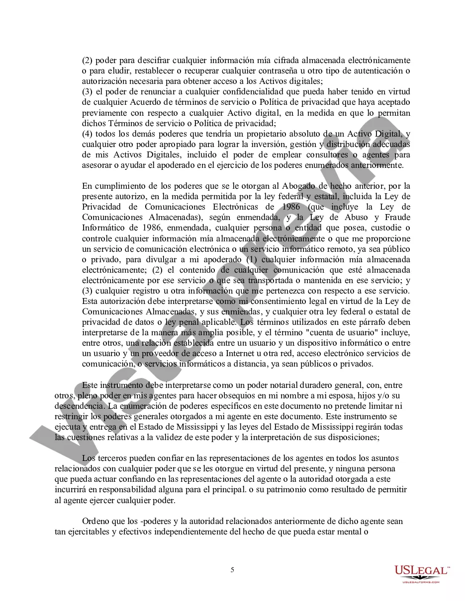 Preview Poder general duradero