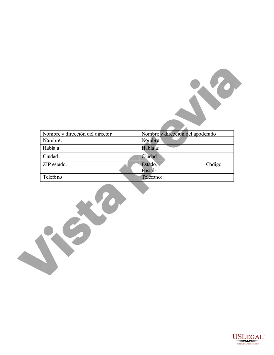 Preview Poder especial duradero para asuntos de cuentas bancarias