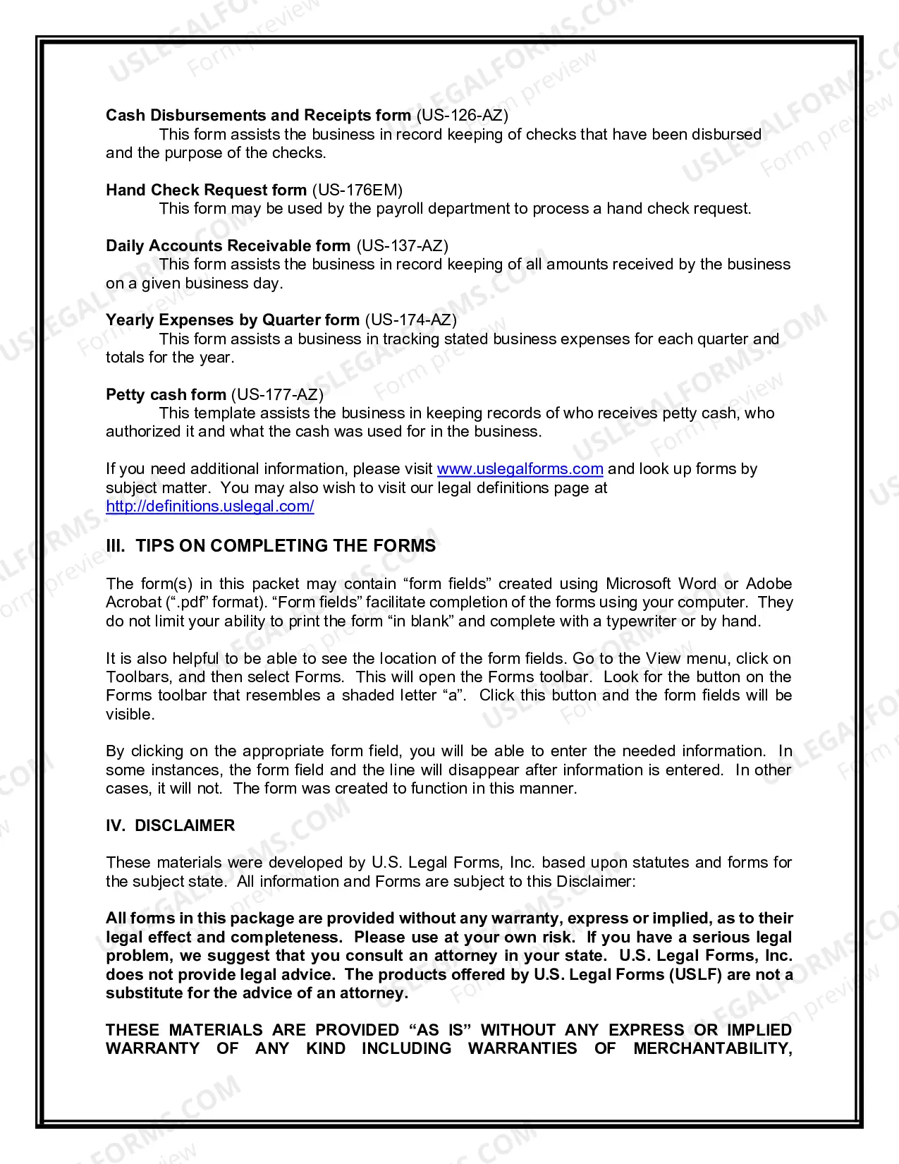 Preview Mississippi Sole Proprietorship Essential Startup Kit