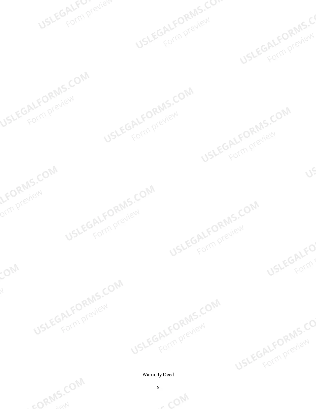 Preview Warranty Deed for Husband and Wife Converting Property from Tenants in Common to Joint Tenancy