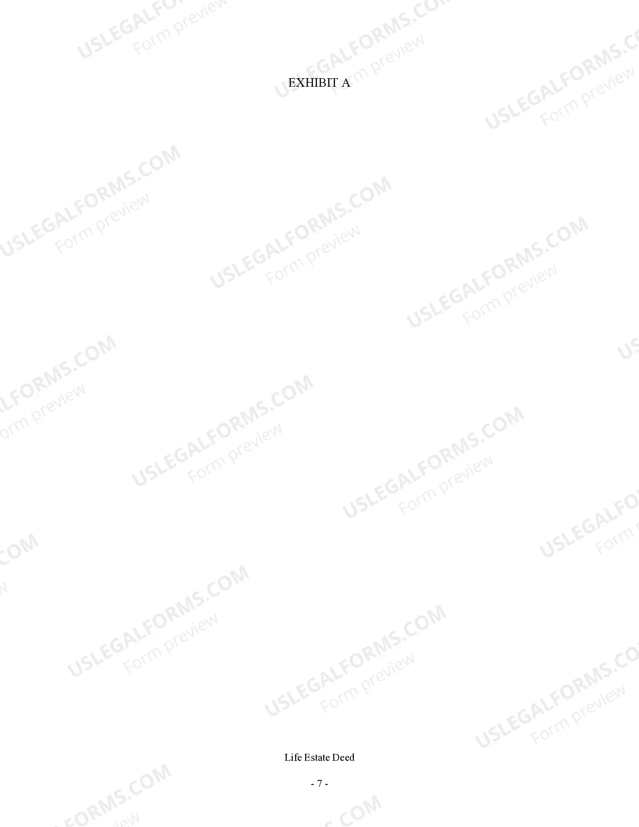 Preview Warranty Deed for Three Individuals to One Individual (Subject to Life Estate)