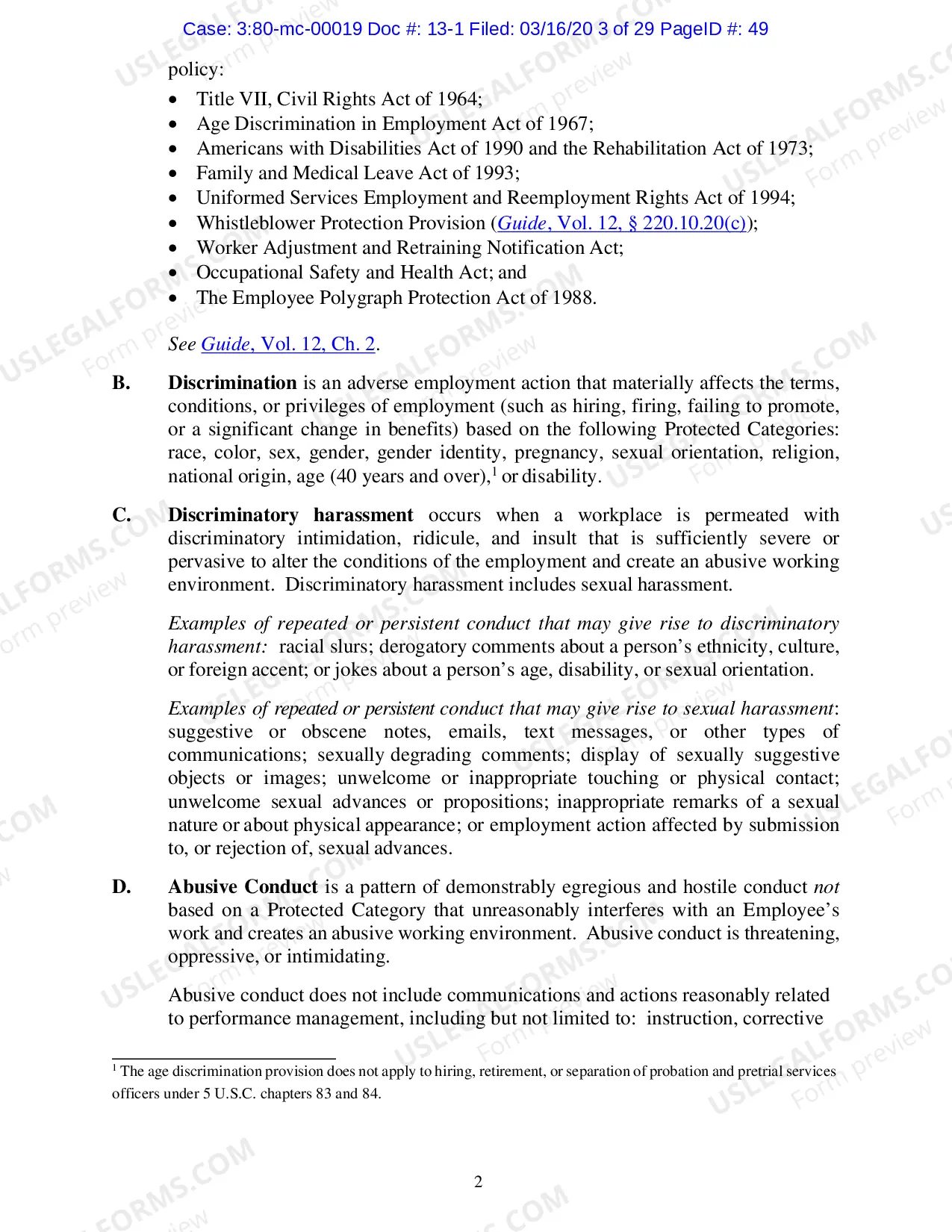 Preview Employment Dispute Resolution Plan (EDR)