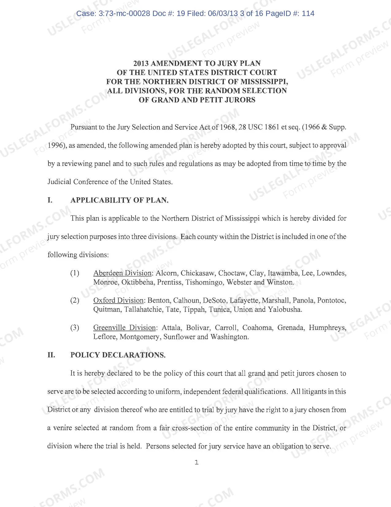 Preview Jury Plan