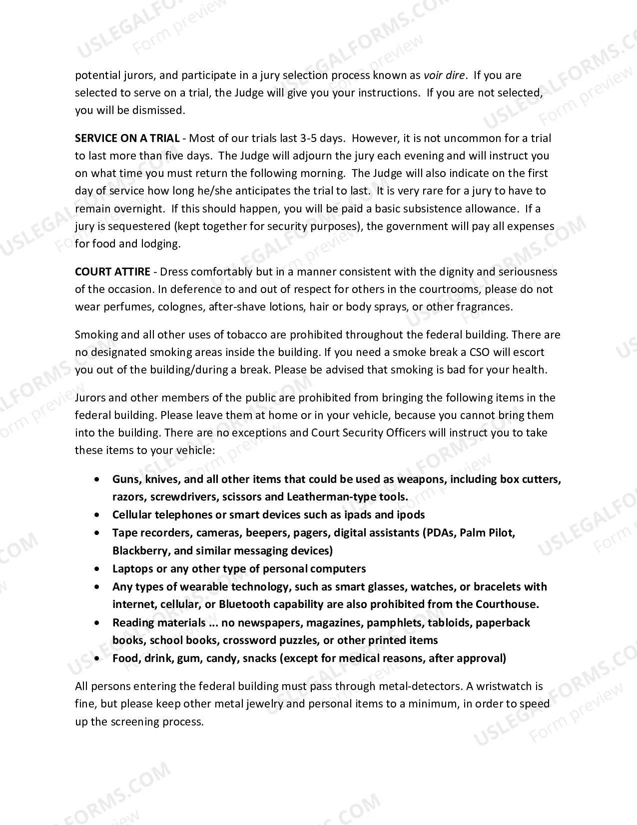 Preview Petit Juror Handbook