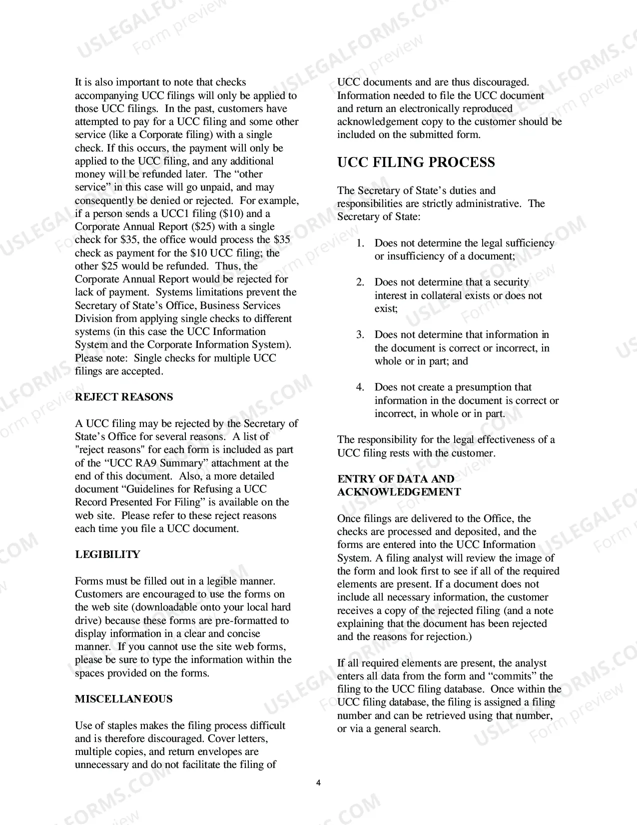 Preview Customer Filing Guide