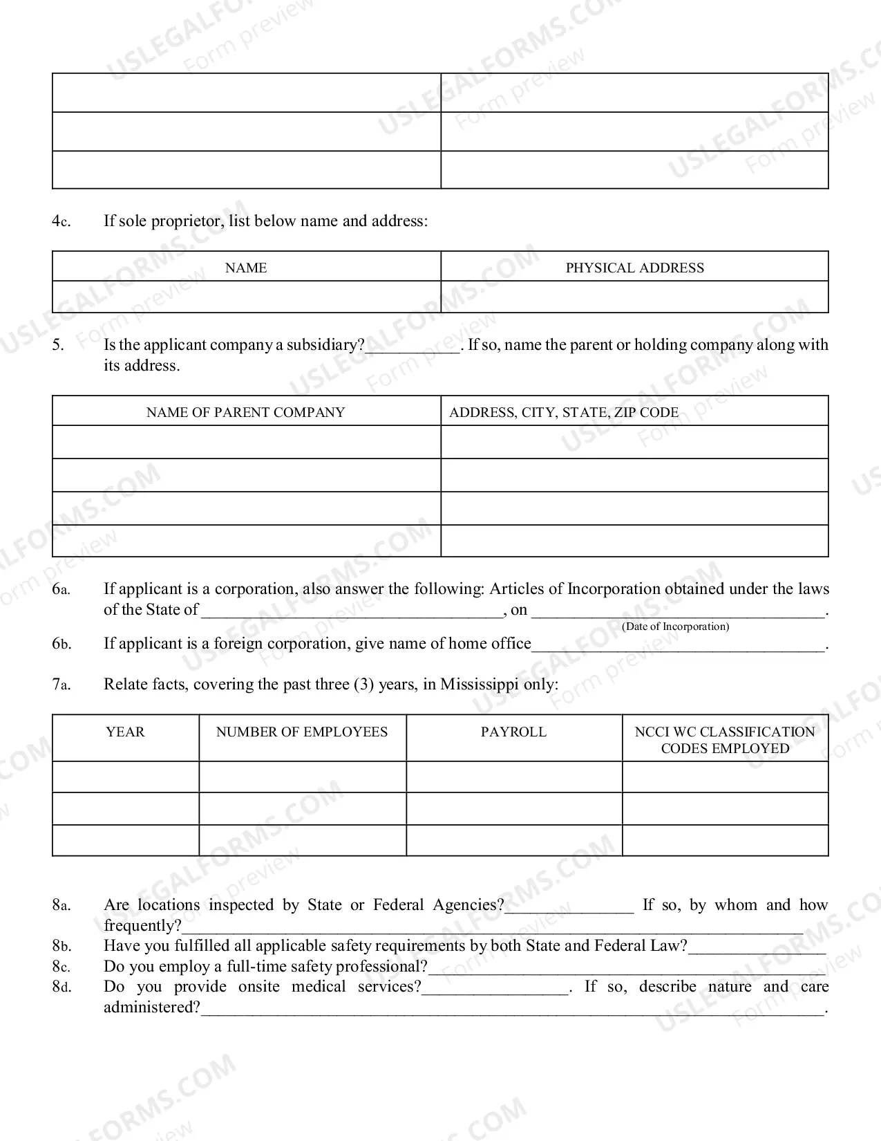 Preview Employers Application For Privilege of Paying Compensation As Self Insurer