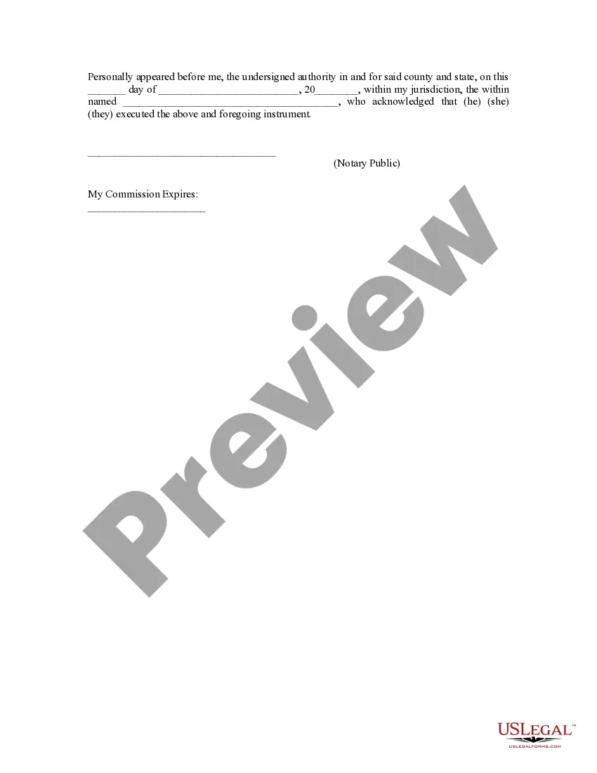 Preview Revocation of Transfer on Death Deed - Beneficiary Deed - Mississippi