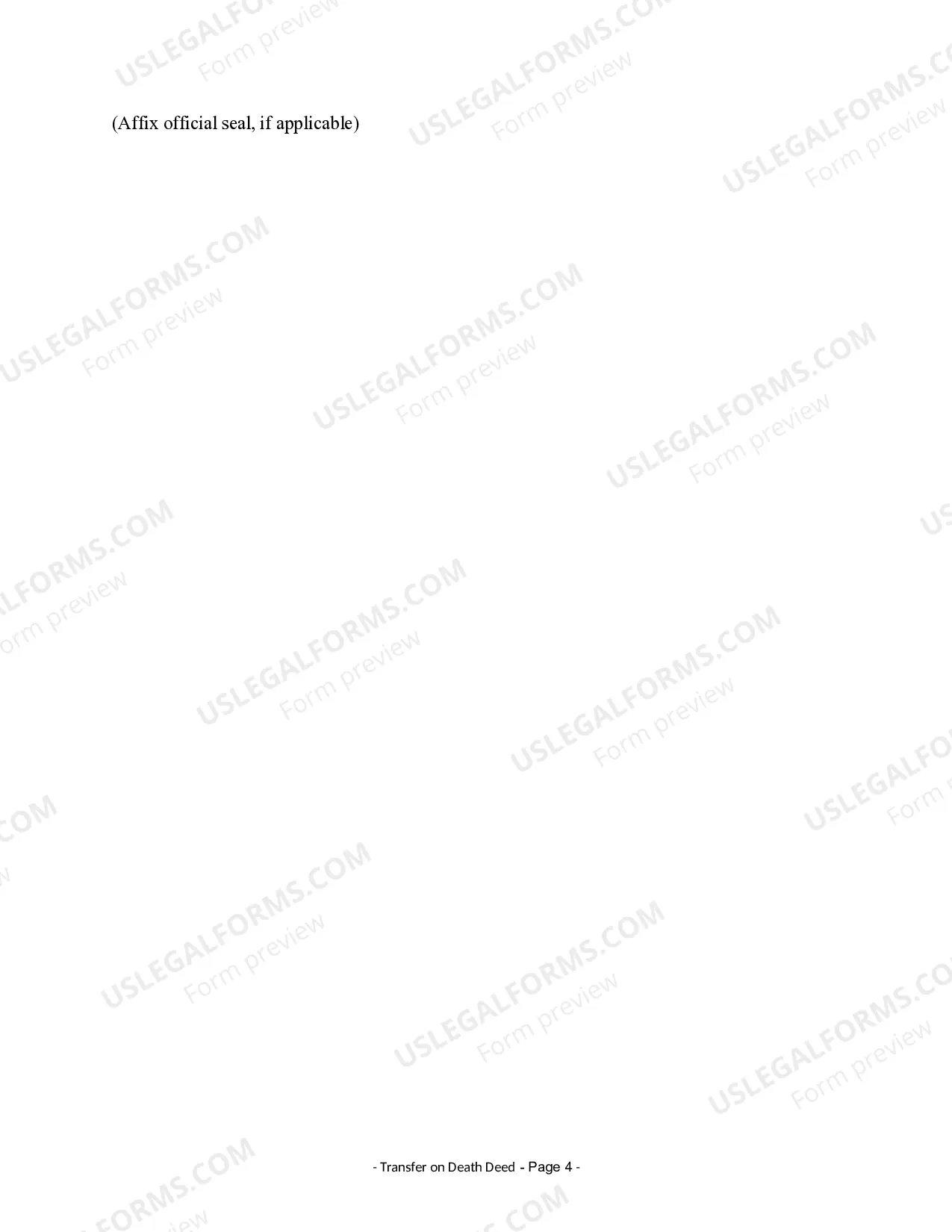 Preview Transfer on Death Deed or TOD - Beneficiary Deed for Two Married Individuals to a Trust