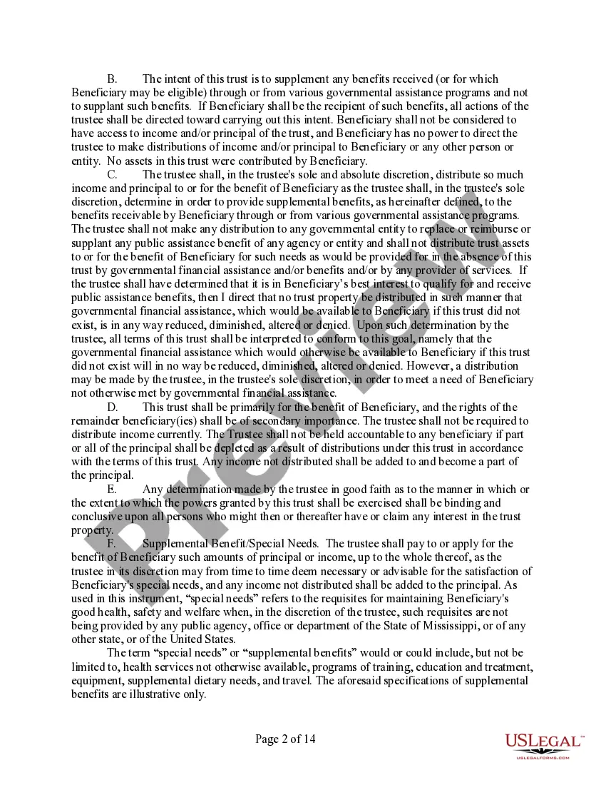 Preview Last Will and Testament for Married Person with Children