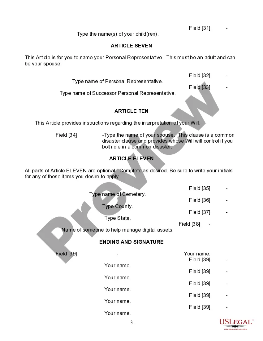 Preview Mutual Wills Package with Last Wills and Testaments for Married Couple with Adult Children