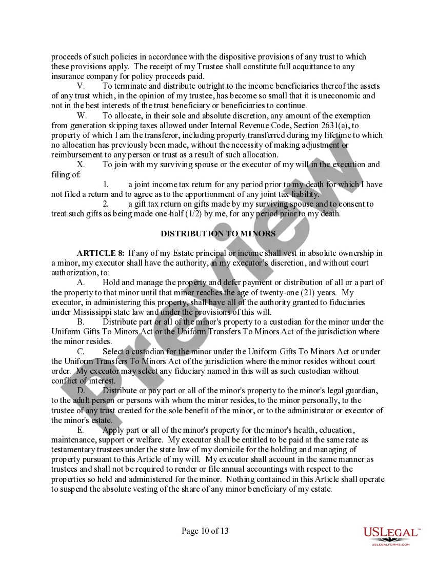 Get Last Will and Testament for Married Person with Adult Children Preview Last Will and Testament for Married Person with Adult Children