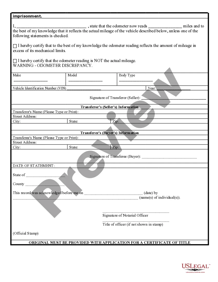 Get Bill of Sale for Automobile or Vehicle including Odometer Statement and Promissory Note Preview Bill of Sale for Automobile or Vehicle including Odometer Statement and Promissory Note