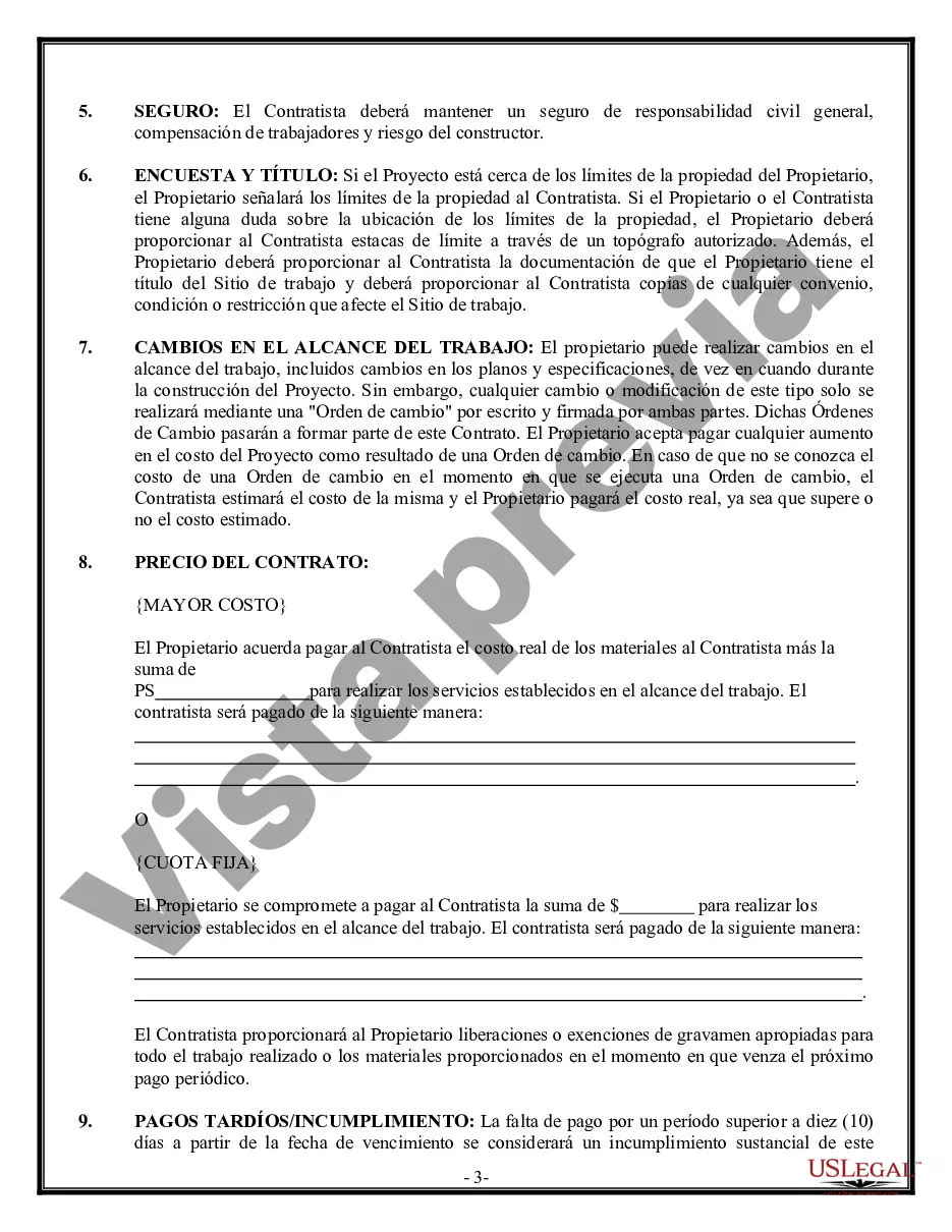 Preview Contrato HVAC para contratista