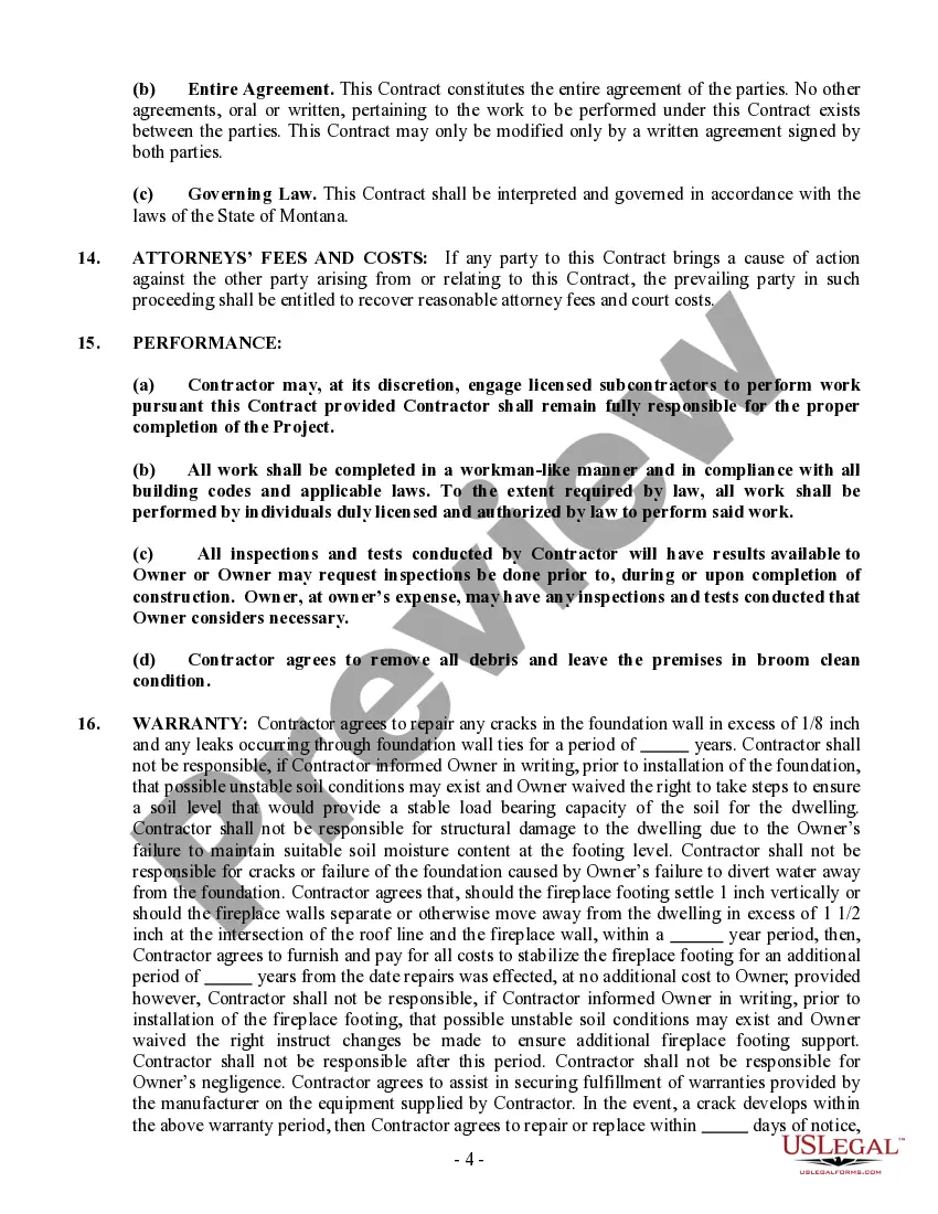 Get Foundation Contract for Contractor Preview Foundation Contract for Contractor
