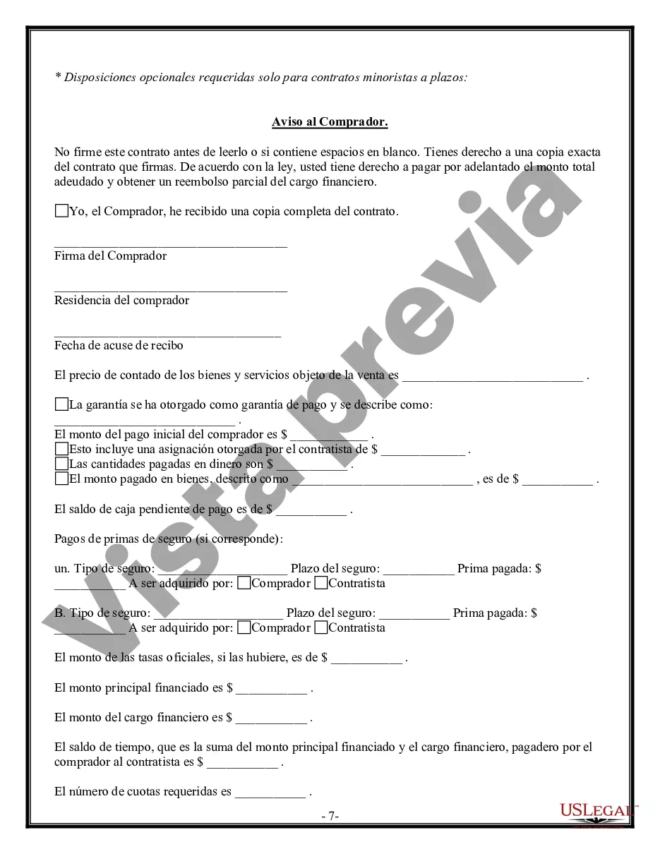 Preview Contrato de plomería para contratista