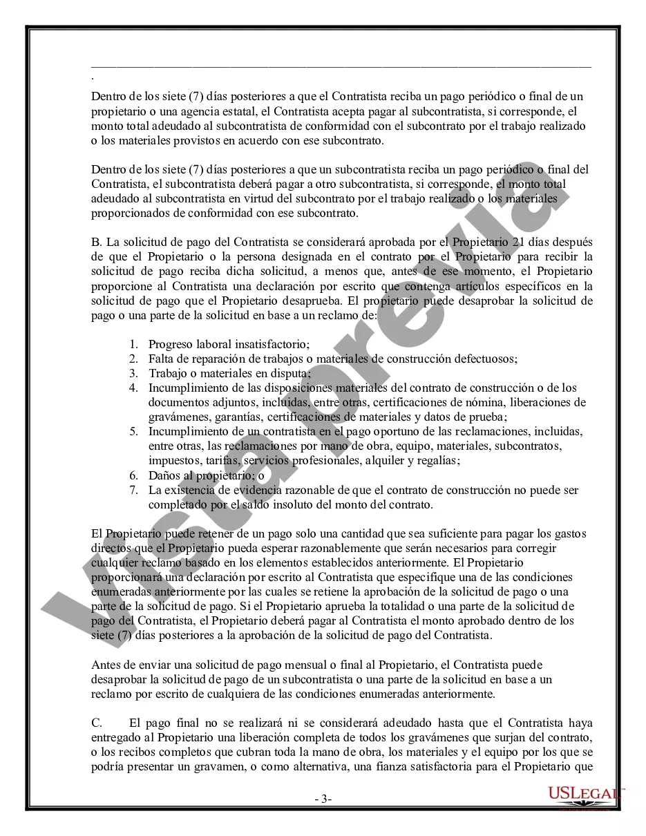 Preview Costo del contrato de construcción más o tarifa fija