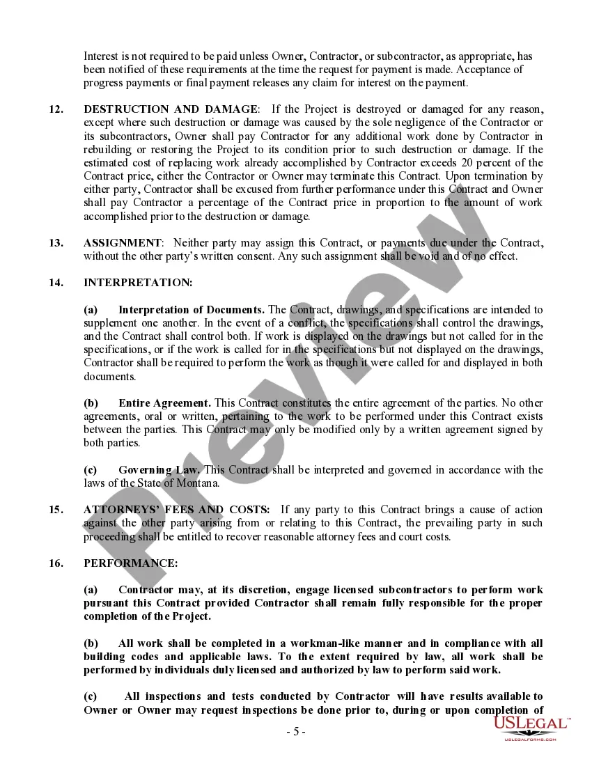 Preview Construction Contract Cost Plus or Fixed Fee