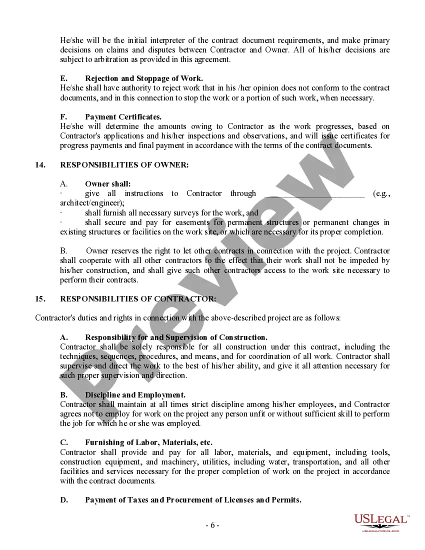 Preview Montana New Home Construction Contract