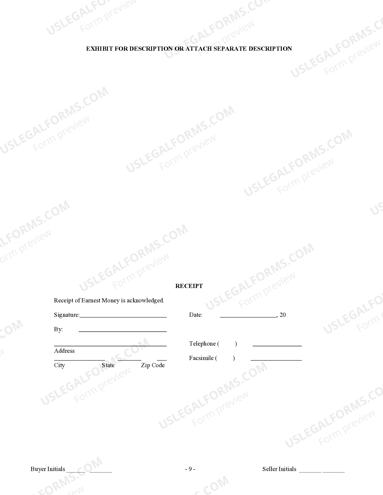 Montana Contract for Sale and Purchase of Real Estate with No Broker for Residential Home Sale