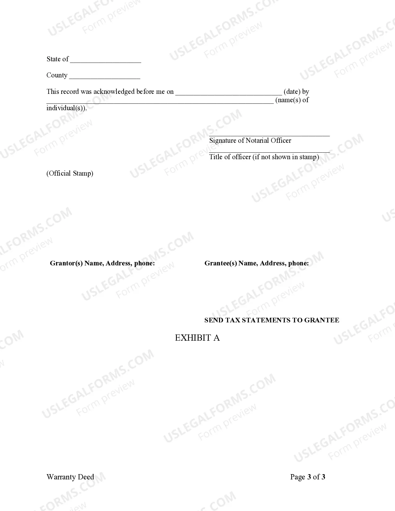 Preview Warranty Deed from Individual to Husband and Wife
