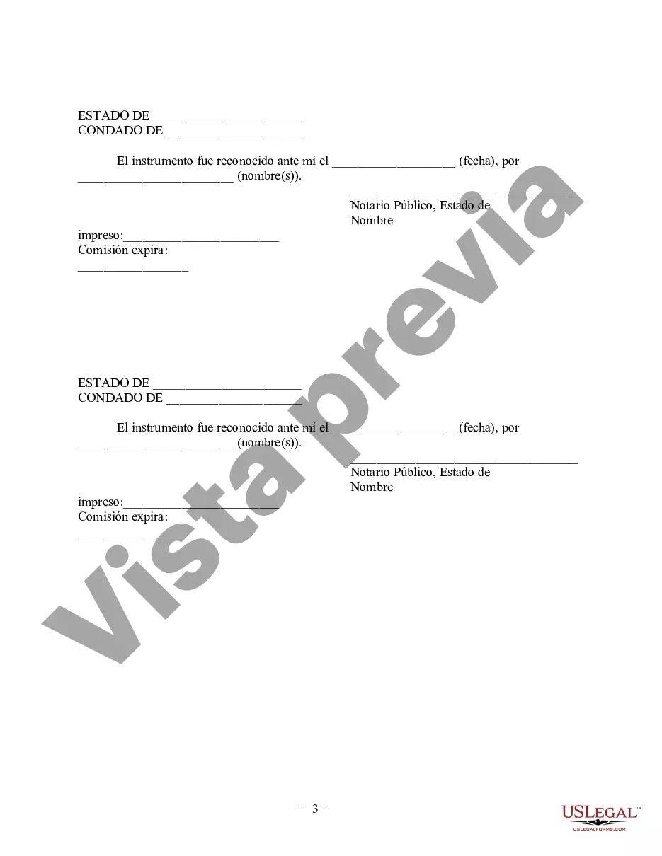 Preview Revocación del Acuerdo de propiedad posnupcial - Montana