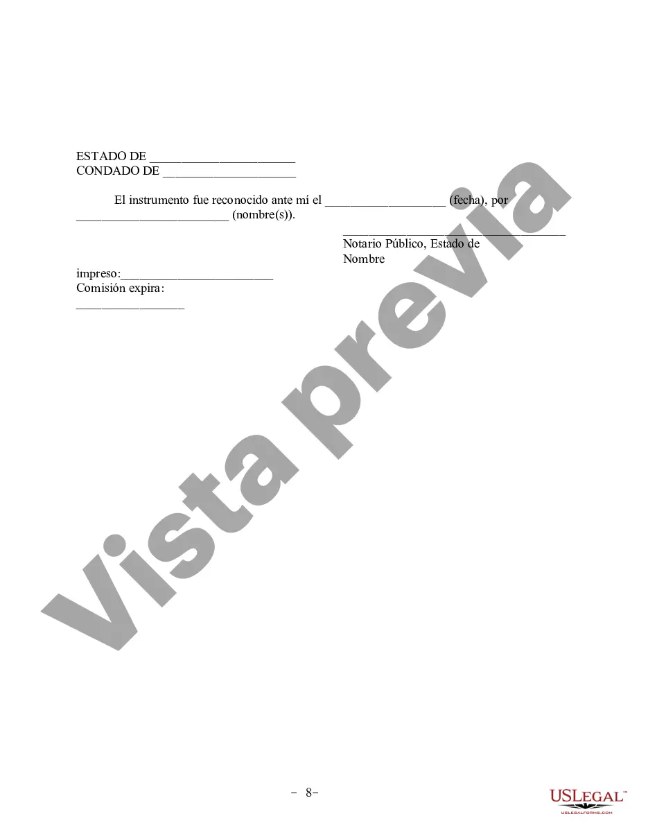 Preview Acuerdo de propiedad posnupcial - Montana