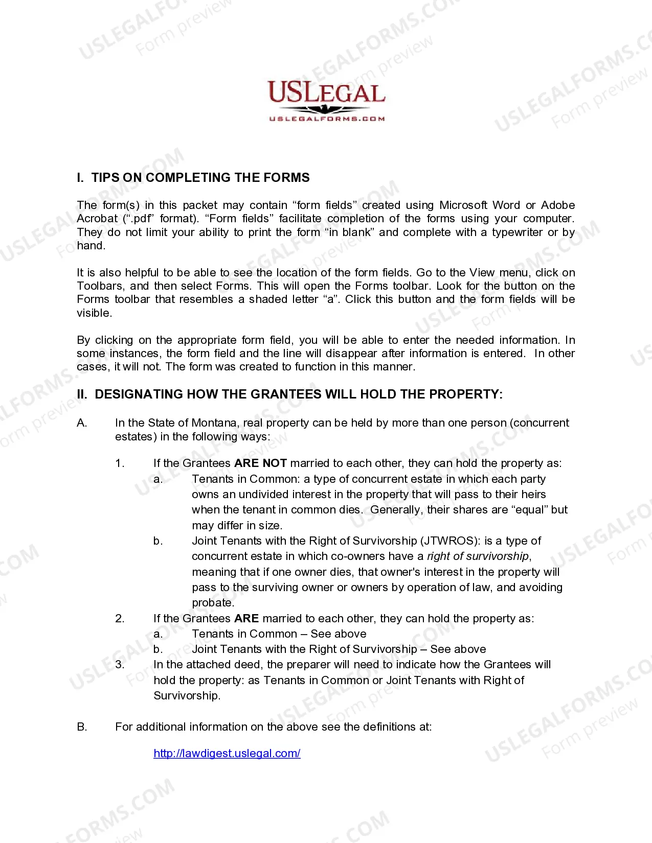 Preview Warranty Deed - One Individual to Two Individuals