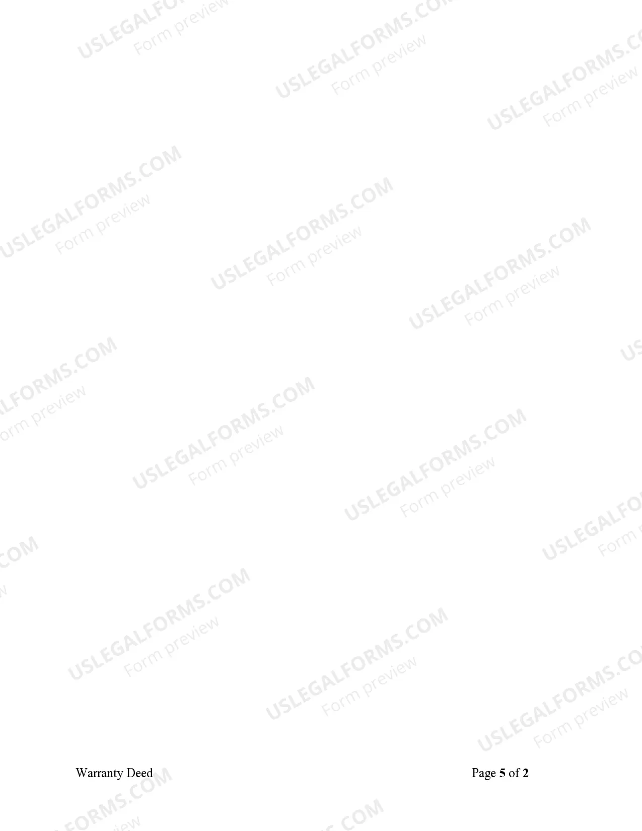 Preview Warranty Deed from Two Individuals to One Individual