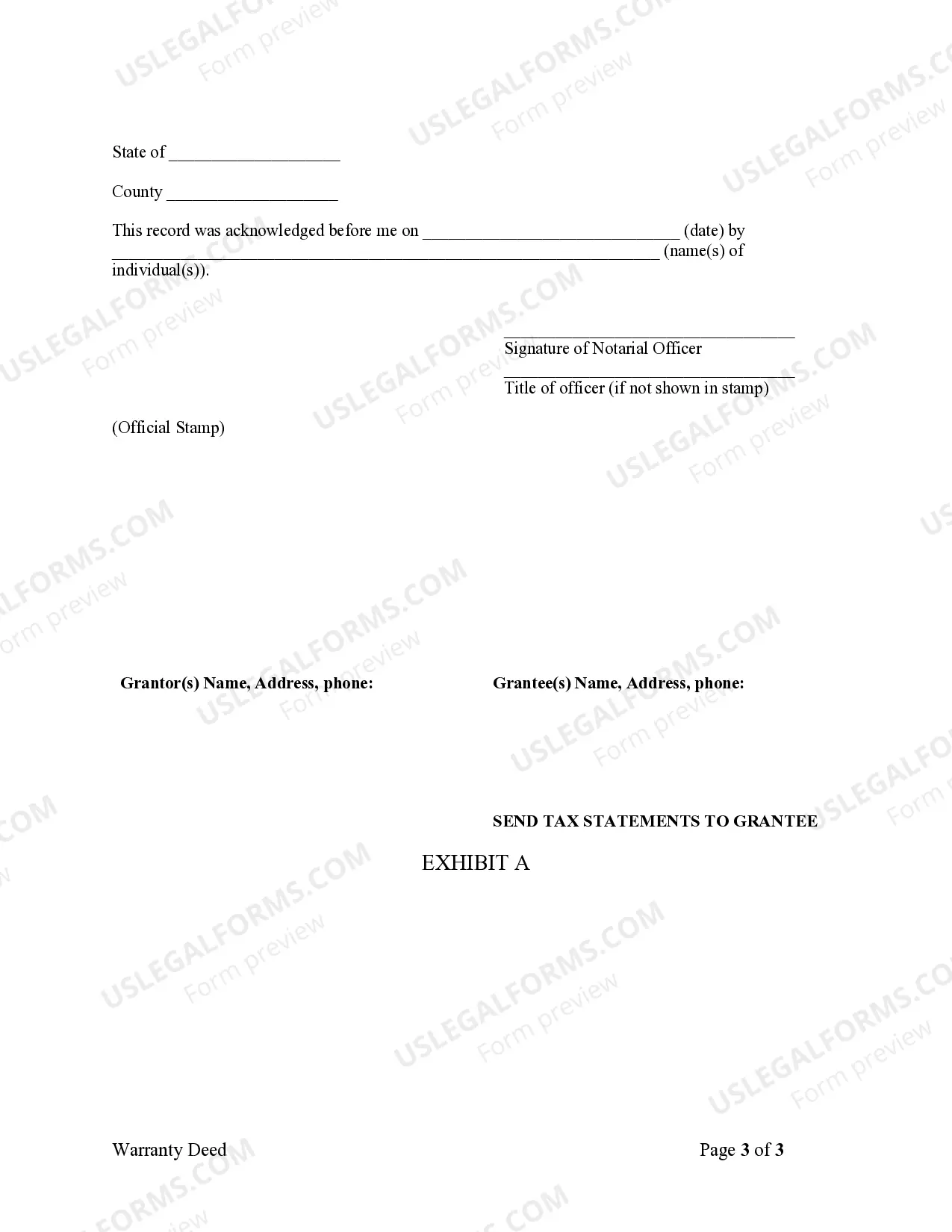 Preview Warranty Deed from two Individuals to LLC