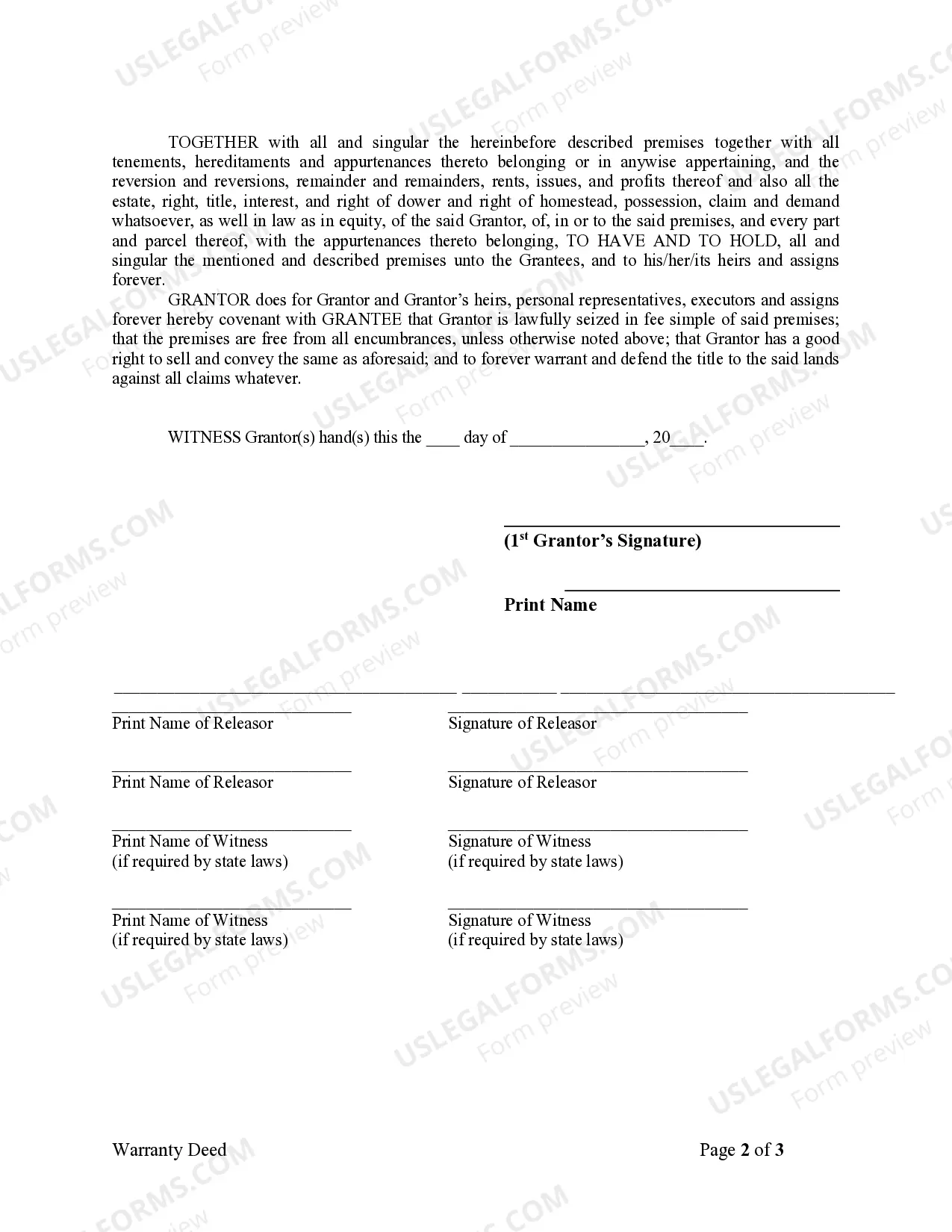 Preview Warranty Deed from Individual to LLC