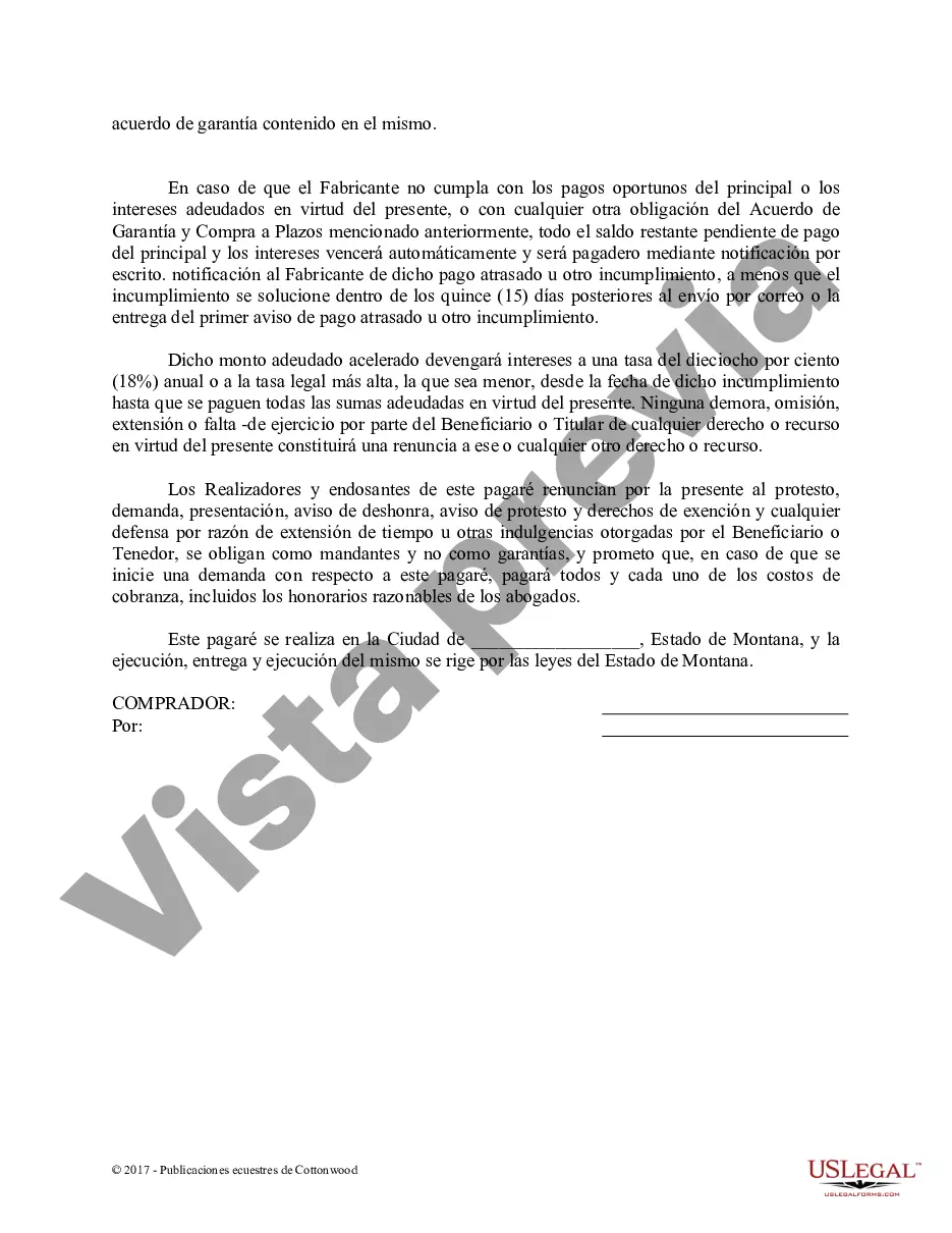 Preview Pagaré - Caballo Equino Formas