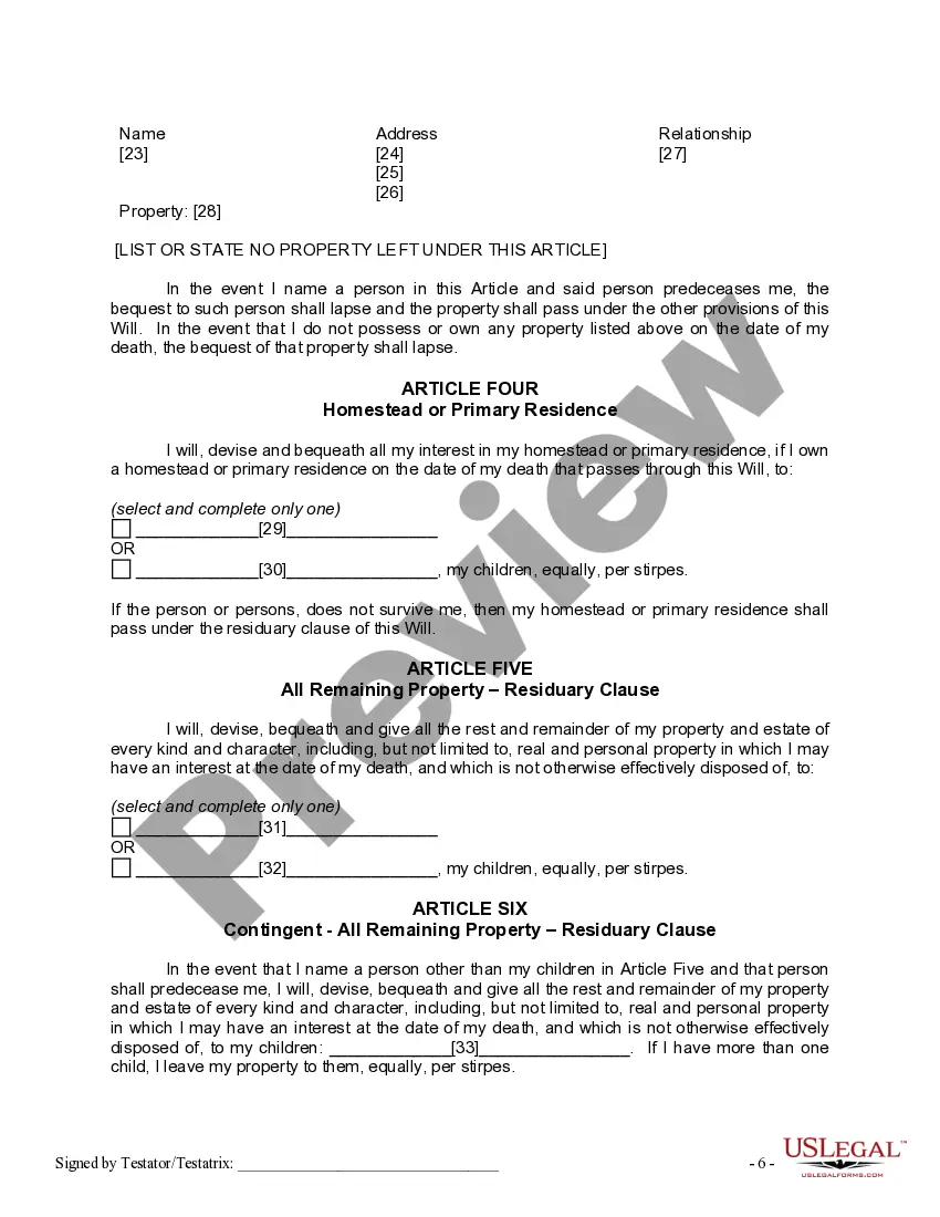 Preview Mutual Wills Package of Last Wills and Testaments for Man and Woman living together not Married with Adult Children
