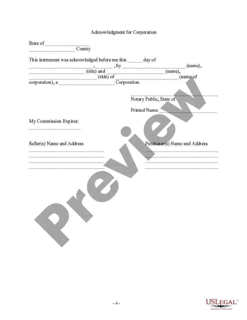 Get Bill of Sale in Connection with Sale of Business by Individual or Corporate Seller Preview Bill of Sale in Connection with Sale of Business by Individual or Corporate Seller
