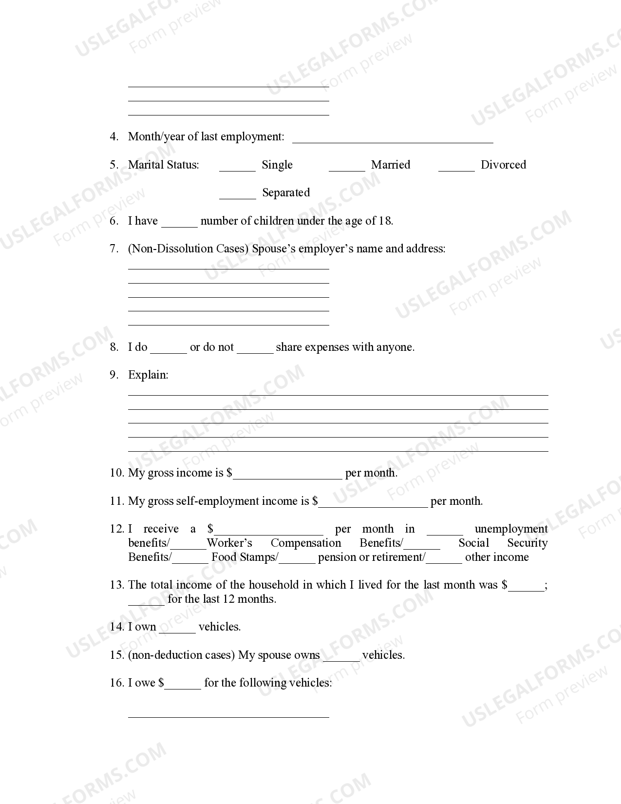 Montana Judicial District Court - Affidavit of Indigence and Request ...