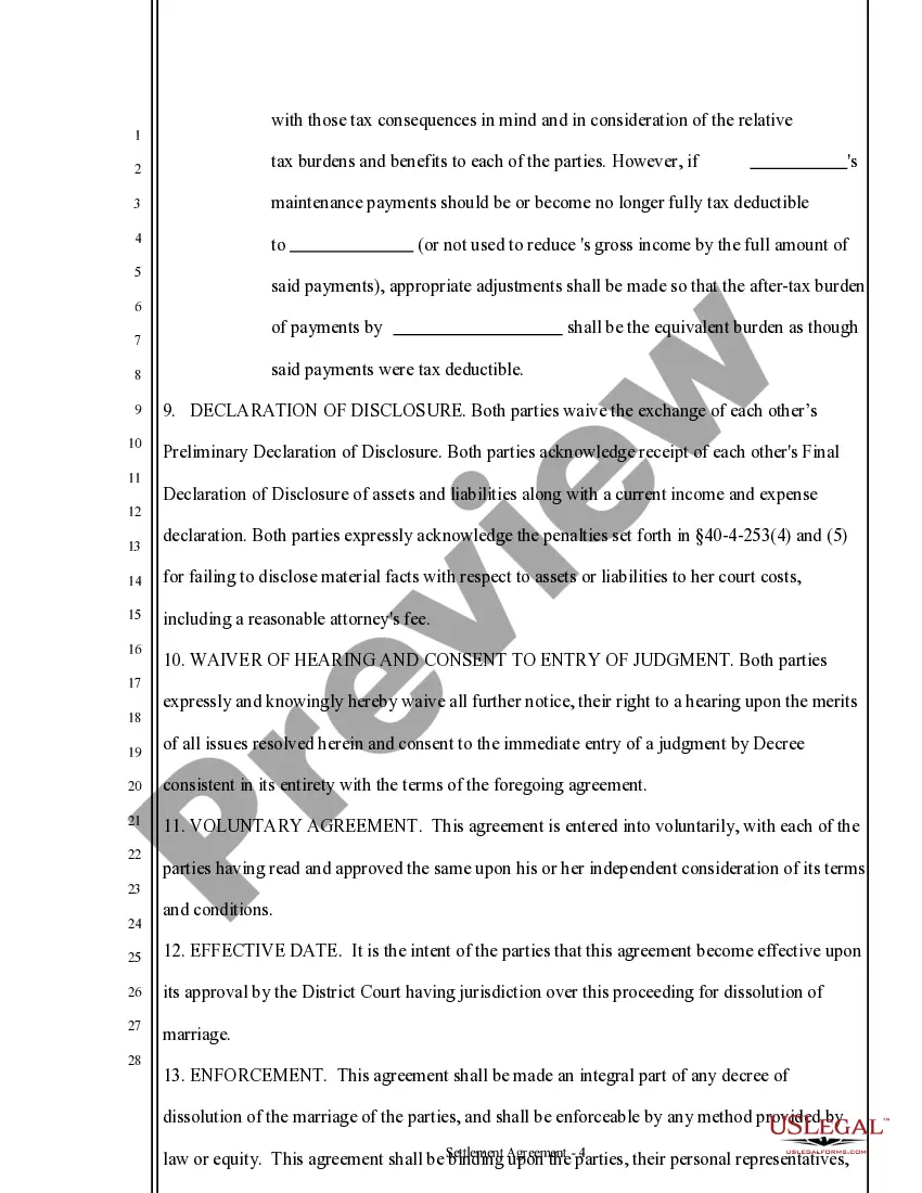 Preview Marital Domestic Separation and Property Settlement Agreement Adult Children