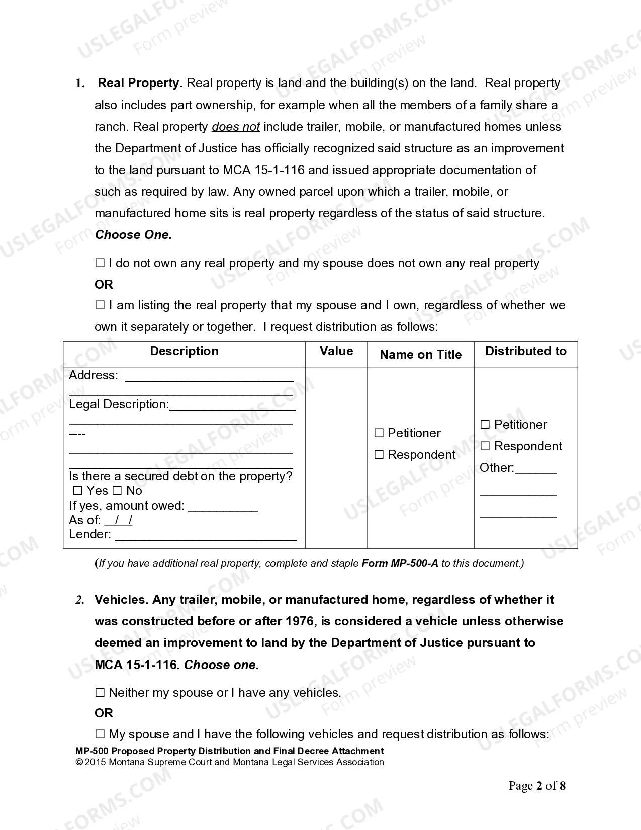 Preview Final Declaration of Disclosure of Assets, Debts, Income and Expenses
