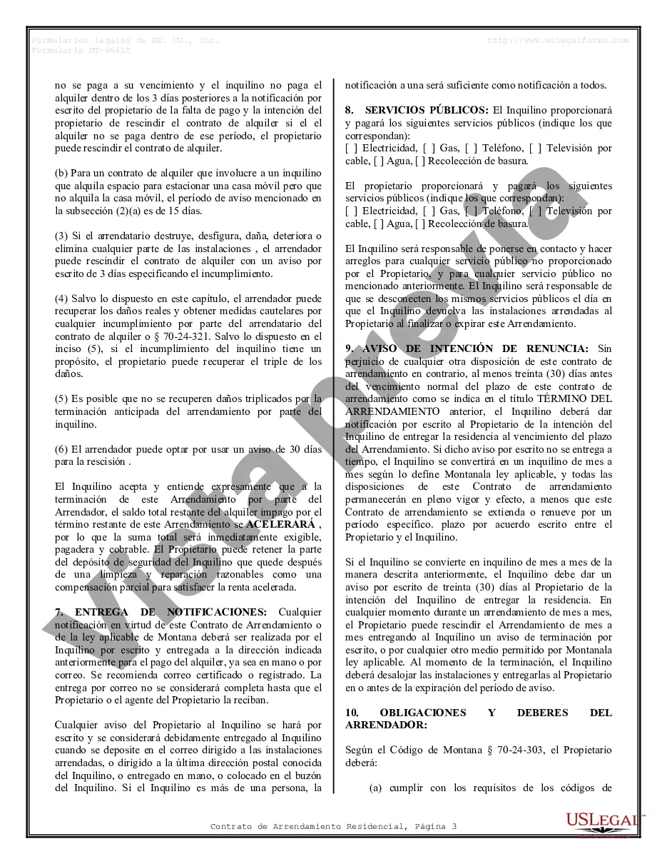 Preview Contrato de arrendamiento de alquiler residencial