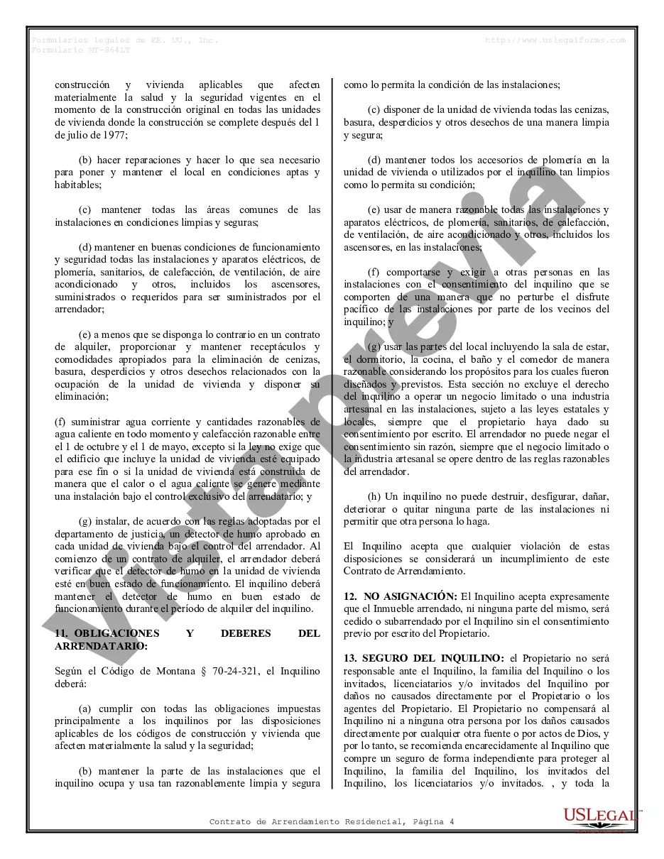 Preview Contrato de arrendamiento de alquiler residencial