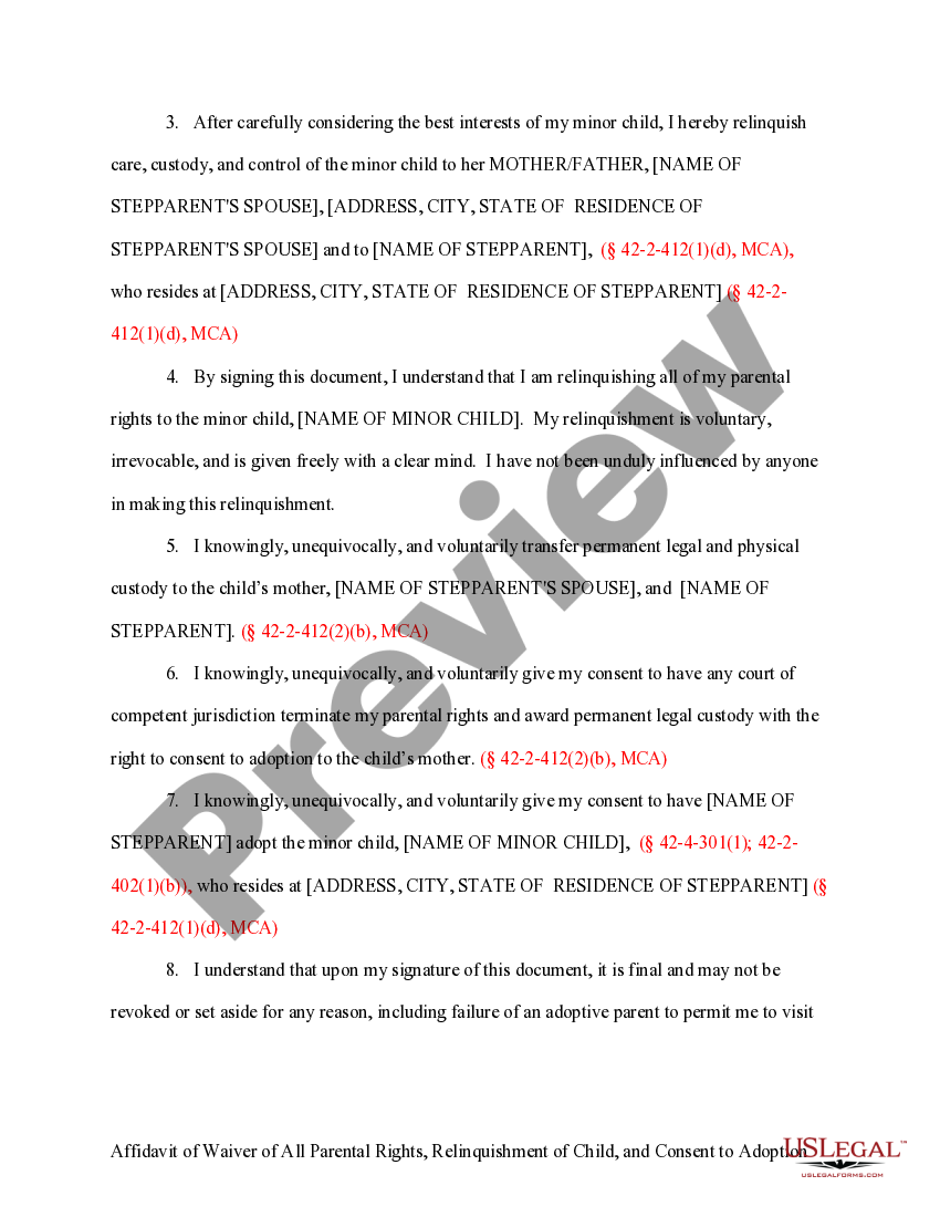 Printable Termination Of Parental Rights Form Fill Online Printable 