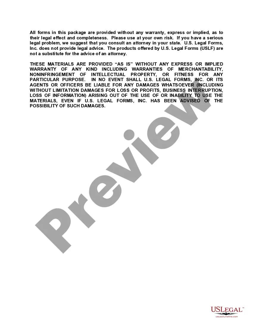 Preview Montana Relative Caretaker Legal Documents Package