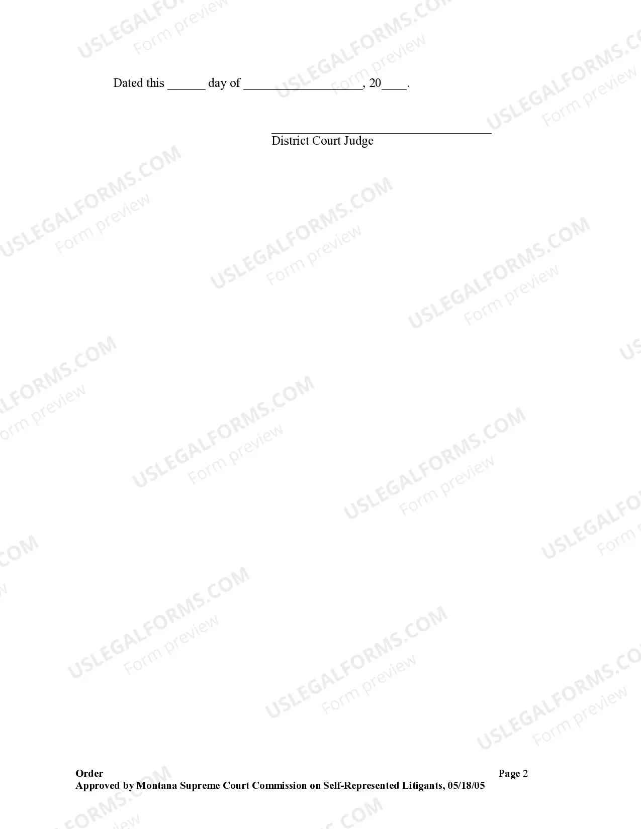 Preview Order