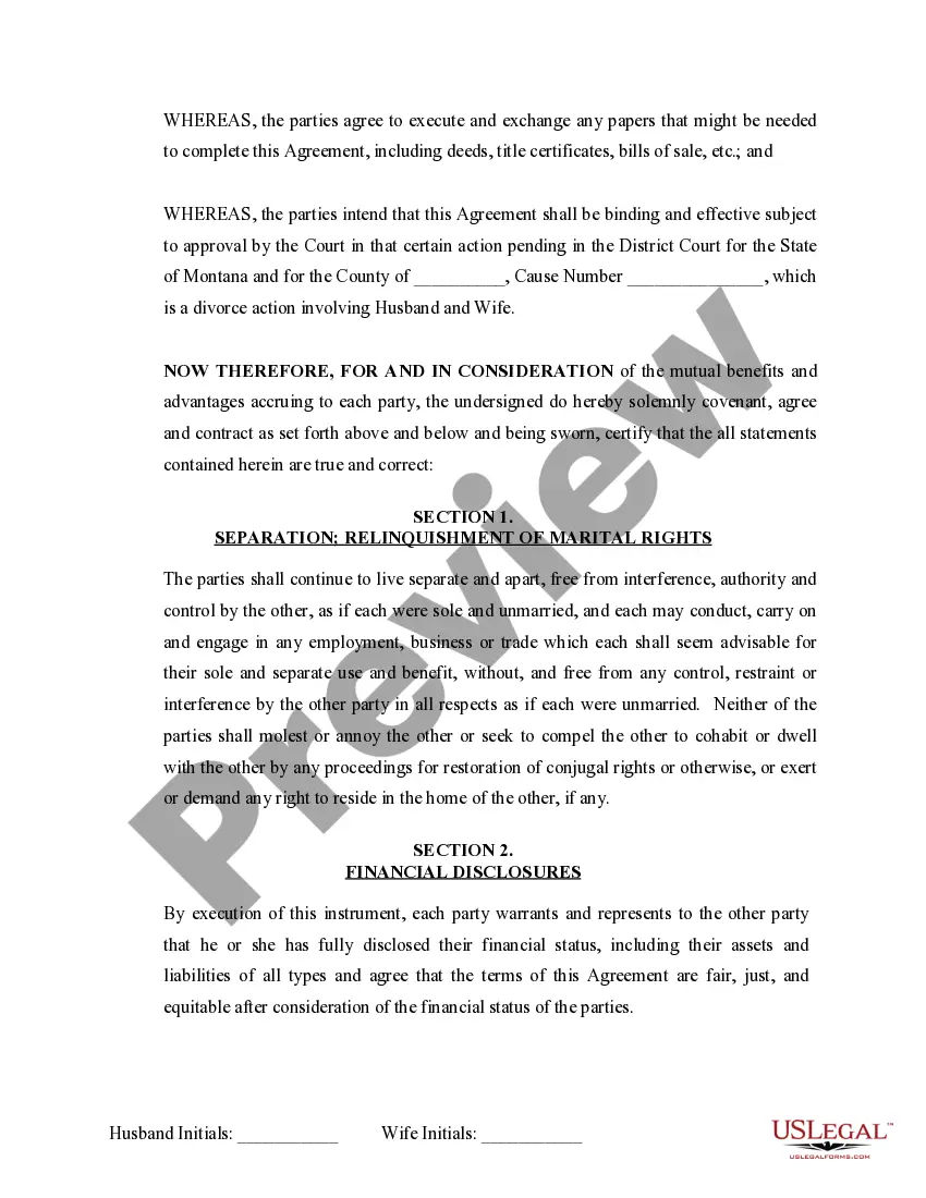 Preview Marital Domestic Separation and Property Settlement Agreement Adult Children Parties May have Joint Property or Debts where Divorce Action Filed