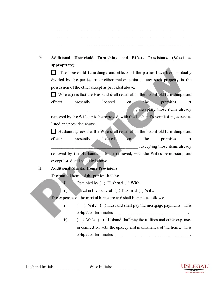 Preview Marital Domestic Separation and Property Settlement Agreement Adult Children Parties May have Joint Property or Debts where Divorce Action Filed